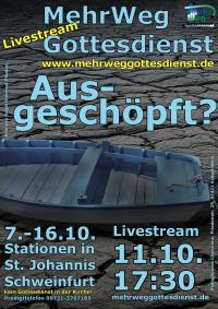 Boot auf ausgetrocknetem See