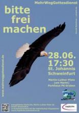 Plakat des MehrWegGottesdienstes