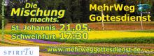 Banner MehrWegGottesdienst